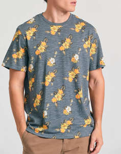 FUNKY BUDDHA Bluza de barbati Maneca Scurta Cu Imprimeu