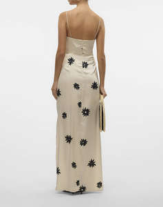 AWARE VMROE SL STRAP V-NECK LONG DRESS VMA