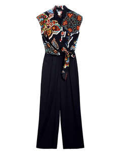 DESIGUAL D2 JUMPSUIT_PAISLEY_LACROIX PANTALONI DE DAMA