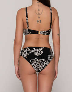 LUNA Orient ruched side bottom