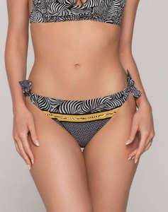 LUNA Zebra side tie bottom