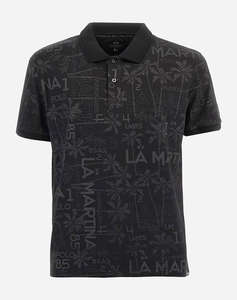 LA MARTINA BLUZA POLO ΚΜ MAN POLO PRINTED JERSEY