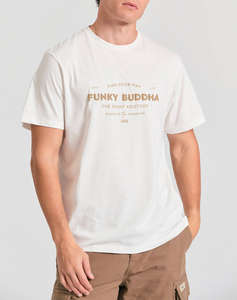 FUNKY BUDDHA Bluza de barbati Maneca Scurta Cu Imprimeu
