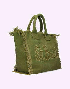 MC2 VANITY PATCH-ACC. BORSA CANVAS DONNA PATCH-ST BARTH 52 (Dimensiuni :40 x 32 x 20cm.)