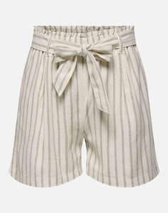 ONLY ONLLIMA HW LINEN BL BELT SHORTS PNT