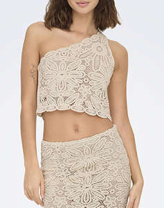 ONLY ONLALBERTE ONE SHOULDER SHORT TOP WVN