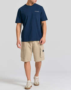 FUNKY BUDDHA Bluza de barbati Maneca Scurta Cu Imprimeu