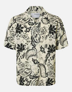 SELECTED SLHRLXAIR MIX SS SHIRT