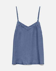 VERO MODA VMBREE SINGLET TENCEL TOP GA