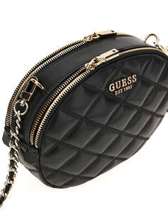GUESS TAMSIN DOUBLE ZIP CROSSBODY GEANTA DE DAMA (Dimensiuni: 22 x 6 x 16cm.)
