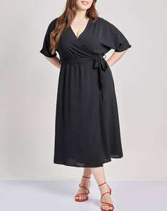 PARABITA Rochie aeriana cu curea washed in relief
