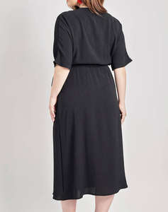 PARABITA Rochie aeriana cu curea washed in relief