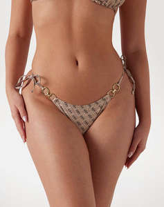 GUESS STRING BRIEF - PRINTED RECY POLYAMIDE 180GR COSTUM DE BAIE DE DAMA