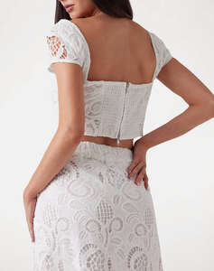 GUESS SL DOMITILLE CORSET TOP BLUZA DE DAMA