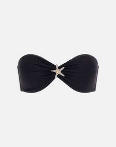 GUESS BANDEAU REMOV. PADS - RECY NYLON MICROFIBER SLINKY COSTUM DE BAIE DE DAMA