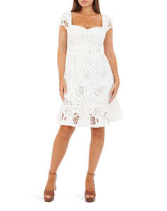 GUESS DOMITILLA EMBRO DRESS ROCHIE DE DAMA