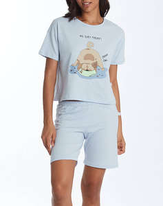 COTTONMANIA 15939 CRAZY FARM PIJAMALE DE DAMA NOT TODAY