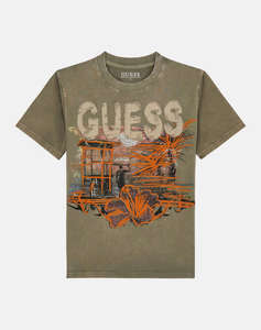 GUESS OVERSIZE SS T-SHIRT - MID ORGANIC COTTON 160 BLUZA DE COPII BOY