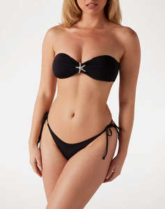 GUESS STRING BRIEF - RECY NYLON MICROFIBER SLINKY COSTUM DE BAIE DE DAMA