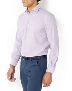 THE BOSTONIANS CAMASA CHESTER POPLIN CUSTOM FIT MiniCheck POPLIN Semi-rex Custom Fit