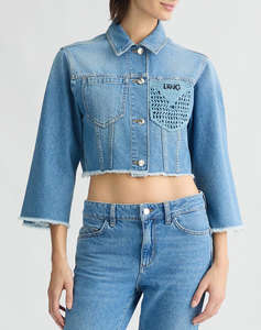 LIU JO WHITE_WA5D11__GIUBBINO UNCINETTO JACKET DE DAMA