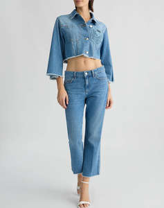 LIU JO WHITE_WA5D11__GIUBBINO UNCINETTO JACKET DE DAMA
