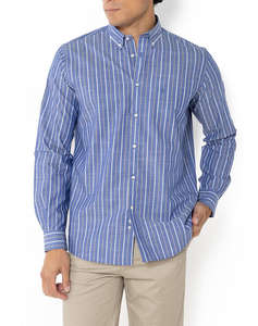 THE BOSTONIANS CAMASA ACORN REGULAR FIT Stripe SLUB Button-down Regular fit