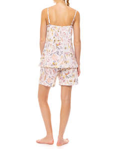 PINK LABEL BABYDOLL FLORAL ROSE