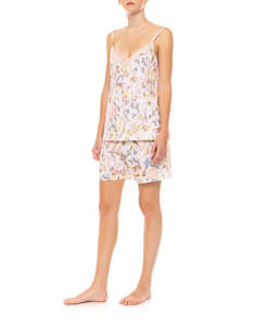PINK LABEL BABYDOLL FLORAL ROSE