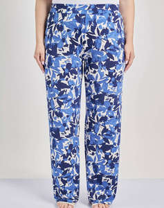 PARABITA Pantaloni jersey cu imprimeu floral