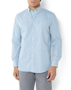 THE BOSTONIANS CAMASA MAVERICK REGULAR FIT MedCheck POPLIN Button-down Regular fit