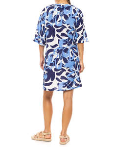 PINK LABEL BEACHWEAR ABSTRACT FLORAL