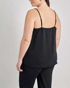 PARABITA Top lenjerie cu efect washed in relief cu dantela