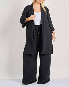 PARABITA Kimono washed in relief