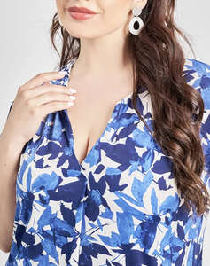 PARABITA Rochie midi jersey cu imprimeu floral