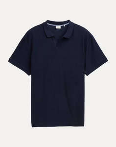 TOM TAILOR STRUCTURED RESORT COLLAR BLUZA DE BARBATI