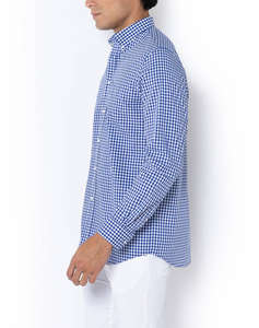THE BOSTONIANS CAMASA MAVERICK REGULAR FIT MedCheck POPLIN Button-down Regular fit