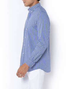 THE BOSTONIANS CAMASA MAVERICK REGULAR FIT MedCheck POPLIN Button-down Regular fit