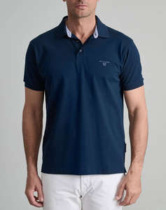 NAVY&GREEN BLUZA POLO