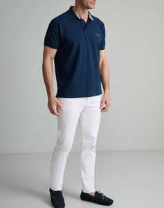 NAVY&GREEN BLUZA POLO