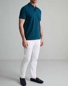 NAVY&GREEN BLUZA POLO