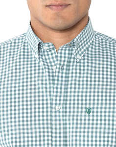 THE BOSTONIANS CAMASA MAVERICK REGULAR FIT MedCheck POPLIN Button-down Regular fit