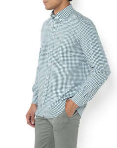 THE BOSTONIANS CAMASA MAVERICK REGULAR FIT MedCheck POPLIN Button-down Regular fit