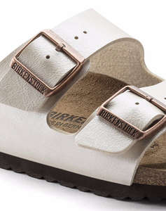 BIRKENSTOCK S26 SYNTHETICS ARIZONA BF GRACEFUL PEARL WHITE 35 - 43 NARROW SEASONAL INCALTAMINTE DAMA