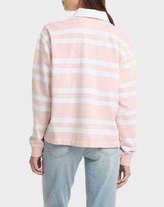 GUESS JEANS GJ LS RUGBY POLO SHIRT BLUZA DE DAMA