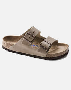 BIRKENSTOCK S26 LEATHER ARIZONA SFB LEOI TABACCO BROWN 35 - 50 REGULAR CORE ESSENTIAL INCALTAMINTE UNISEX