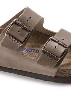 BIRKENSTOCK S26 LEATHER ARIZONA SFB LEOI TABACCO BROWN 35 - 50 REGULAR CORE ESSENTIAL INCALTAMINTE UNISEX