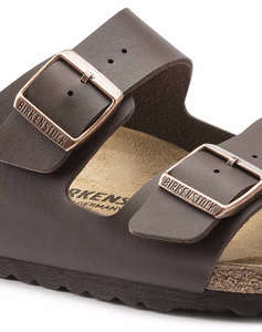 BIRKENSTOCK S26 SYNTHETICS ARIZONA BF DARK BROWN 35 - 50 REGULAR CORE ESSENTIAL INCALTAMINTE UNISEX