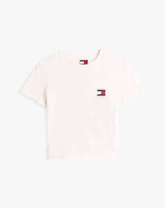 TOMMY JEANS TJW REG SH TOMMY US FLAG SS TEE
