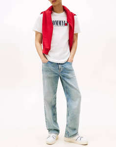 TOMMY JEANS TJM REG TOMMY DNA FLAG TEE EXT